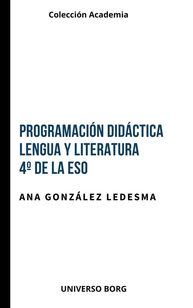 Programación didáctica de lengua y literatura para 4º de la ESO